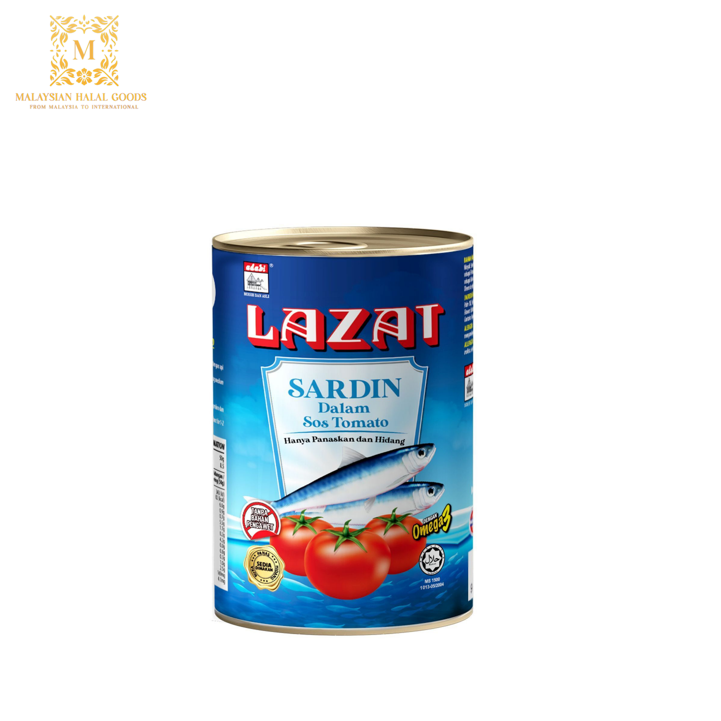 LAZAT Sardines in Tomato Sauce 425g