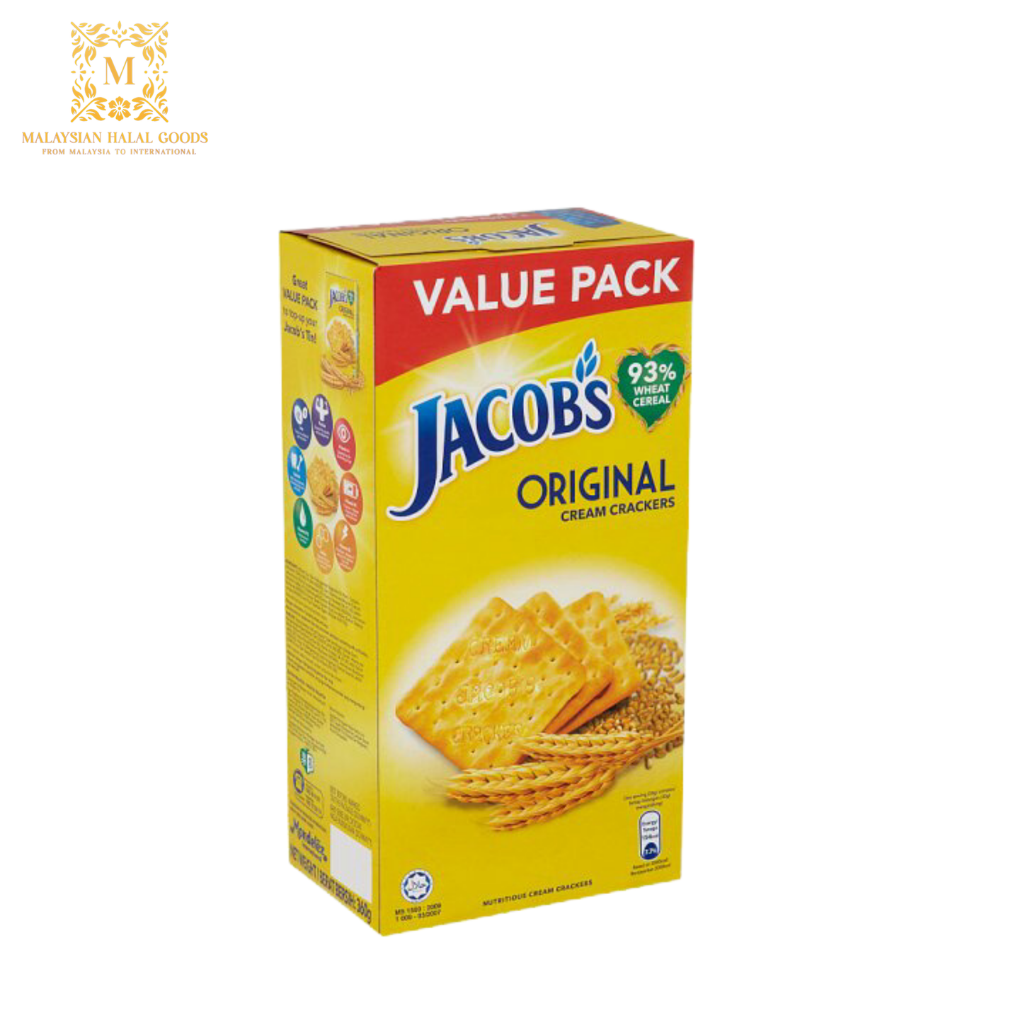 JACOB'S Cream Cracker Biscuits Valuepack 324g