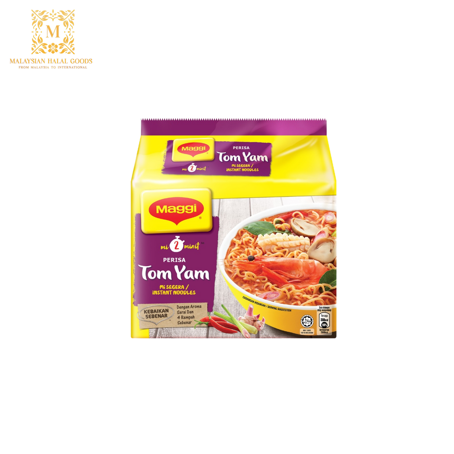 MAGGI Instant Tom Yum 5 Packs 80g