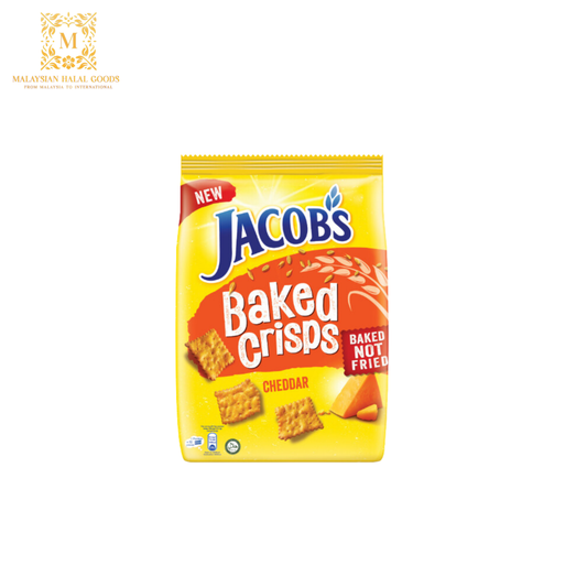 JACOB'S Baked Crisps Biscuits Cheddar 229g