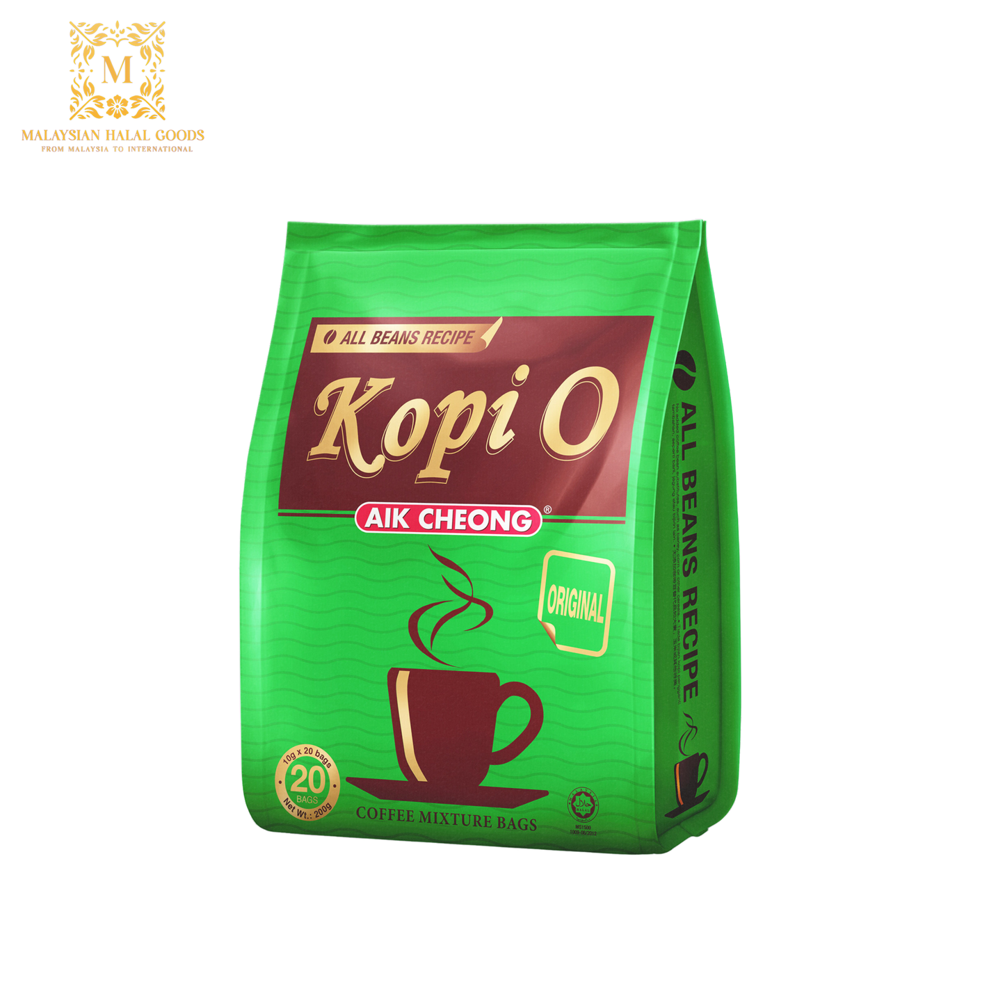 AIK CHEONG Kopi O Bag Original 200g (10g x 20's)