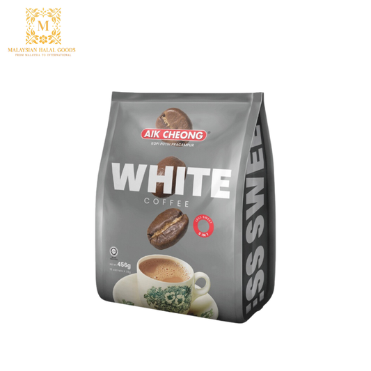 AIK CHEONG White Coffee 3in1 Less Sweet 456g (38g x 12's)