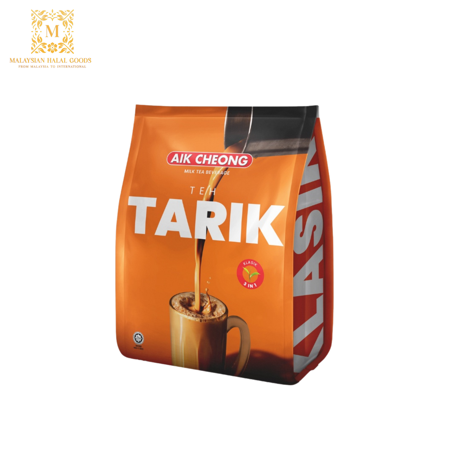 AIK CHEONG Teh Tarik 3in1 Klasik 456g (38g x 12's)