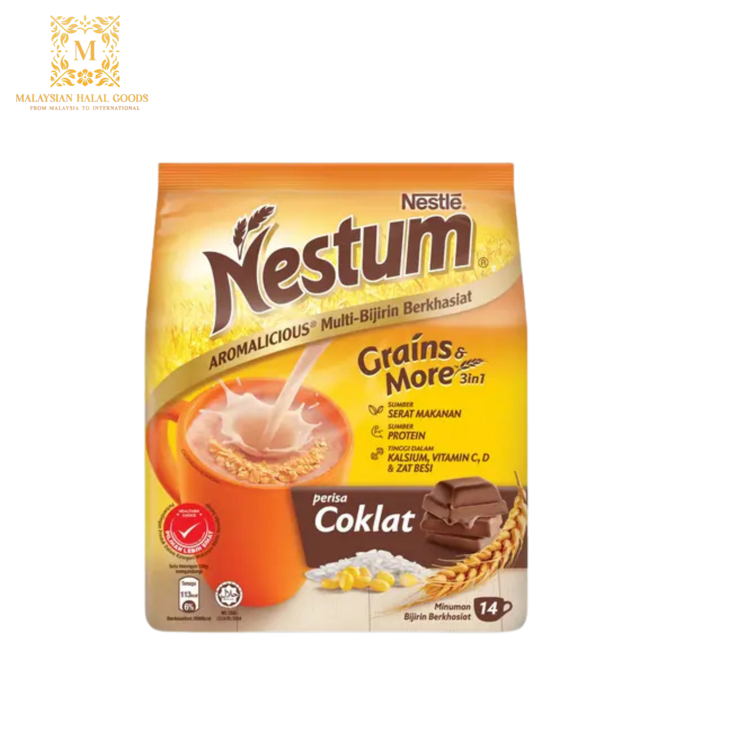 NESTLE NESTUM 3in1 Chocolate Cereal (16's x 28g)