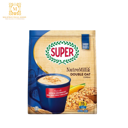 SUPER NUTREMILL Double Oat Cereal 450g (15 Sachets)