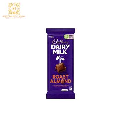 CADBURY Dairy Milk Chocolate Roast Almond 180g