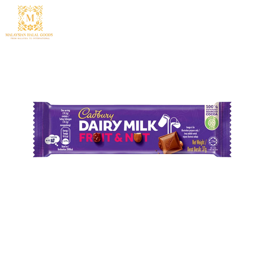 CADBURY Dairy Milk Chocolate Fruit & Nut 37g