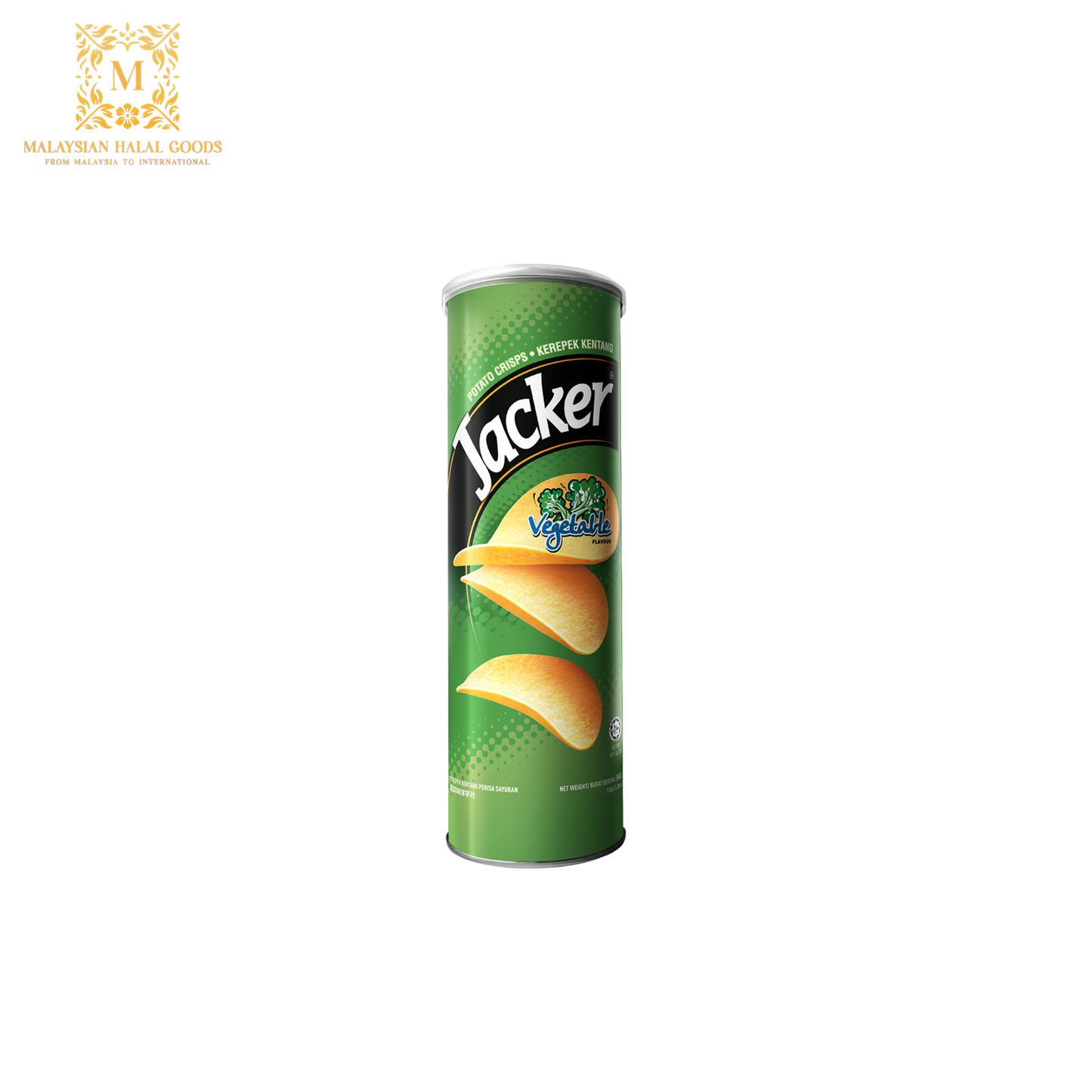 JACKER Vegetable Potato Crisps 110g