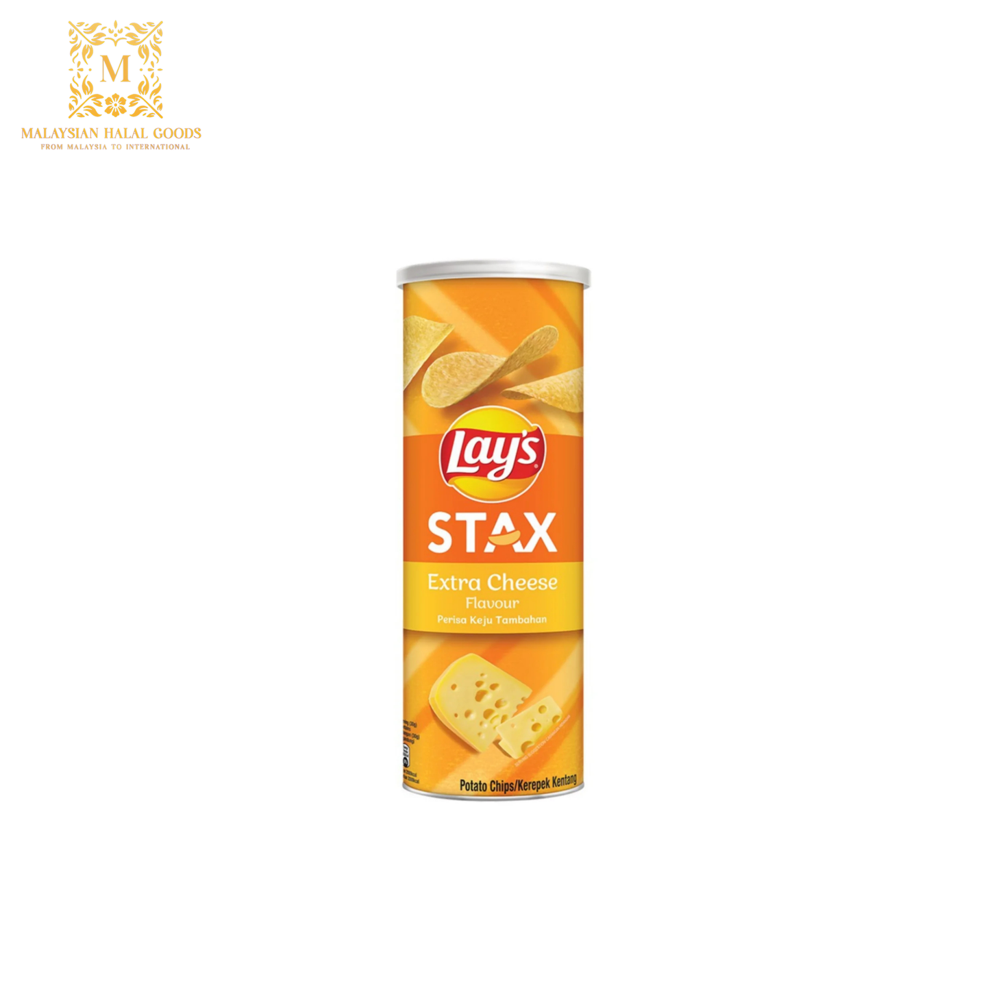 LAY'S STAX Extra Cheese Potato Chips 135g