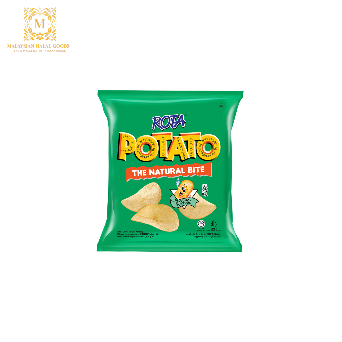 ORIENTAL Rota Potato Original 70g