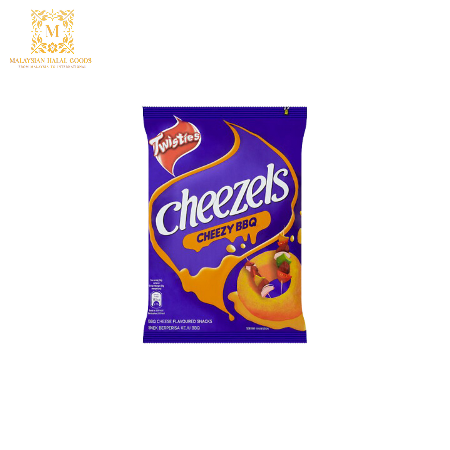 TWISTIES Cheezels Cheezy BBQ 60g