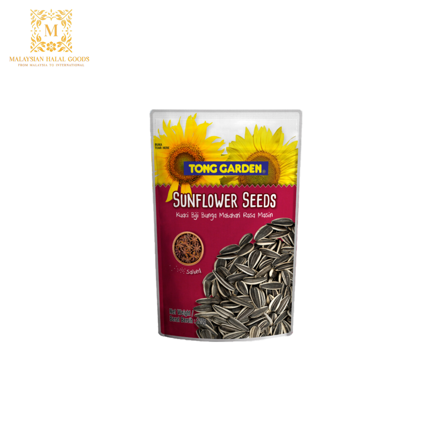 TONG GARDEN Salted Sunflower Seeds 120g