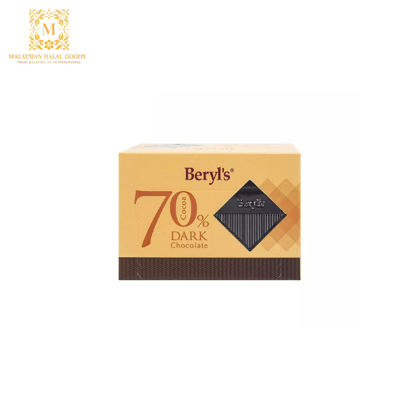 BERYL'S 70% Cacao Dark Chocolate 60g