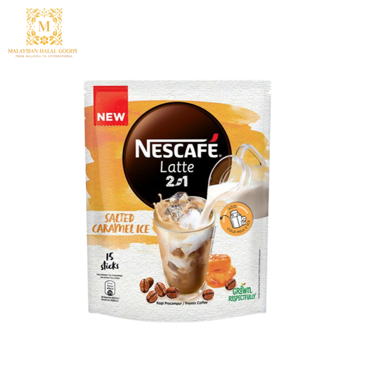 NESCAFE Latte 2in1 Salted Caramel Ice (15's x 11g)