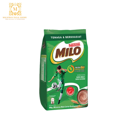 NESTLE MILO Active-Go Chocolate Malt Powder Soft Pack 900g