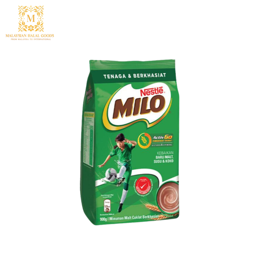 NESTLE MILO Active-Go Chocolate Malt Powder Soft Pack 900g