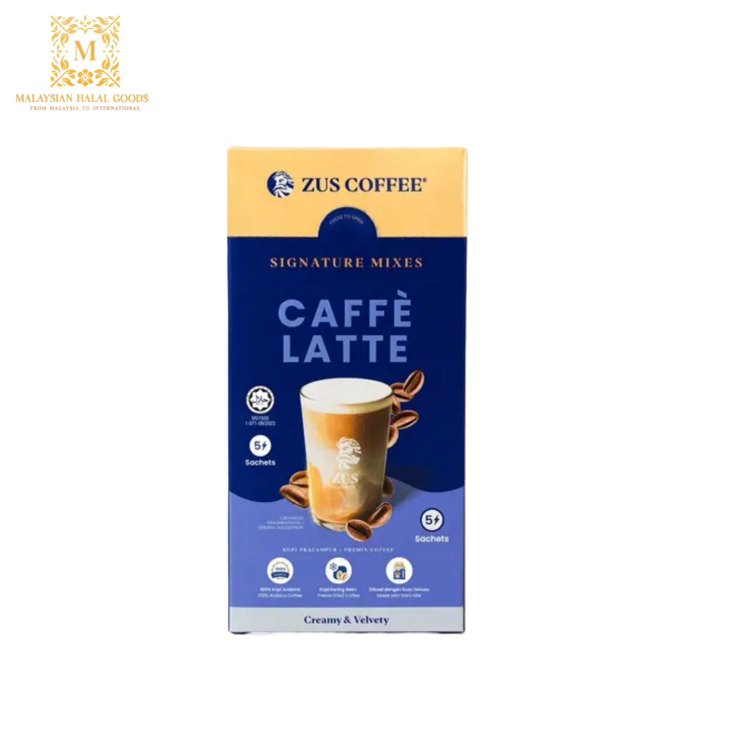 ZUS COFFEE Signature Mixes Caffe Latte 110g (22g x 5's)