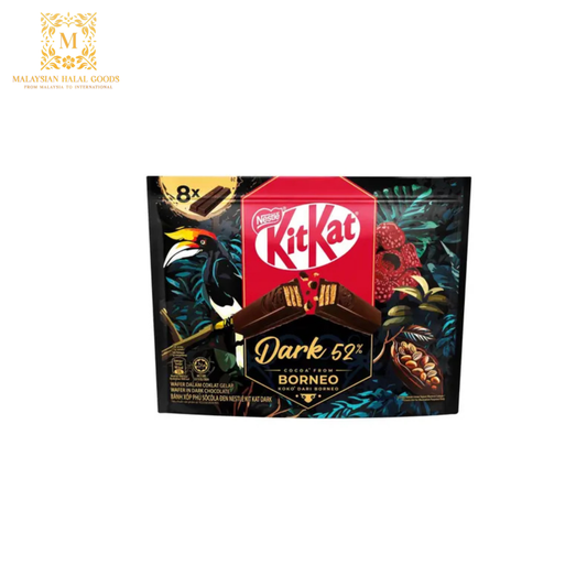 NESTLE KITKAT Dark Borneo Wafer Dark Chocolate 136g (8's x 17g)