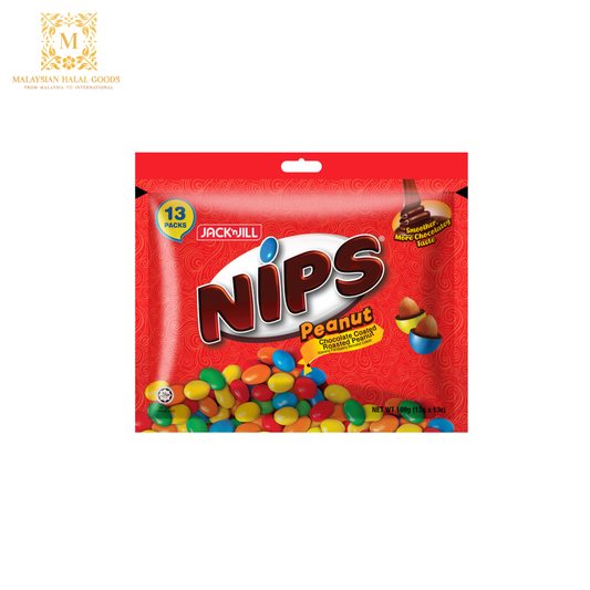 J&J NIPS Peanut Chocolate 169g (13's x 13g)