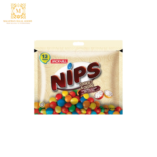 J&J NIPS Cookies & Creme White Chocolate 169g (13's x 13g)