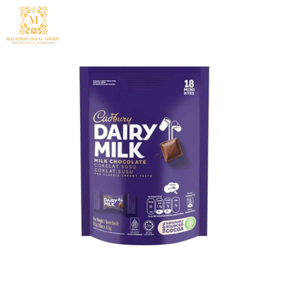 CADBURY Dairy Milk Chunks Milk Chocolate 81g (18's x 4.5g)