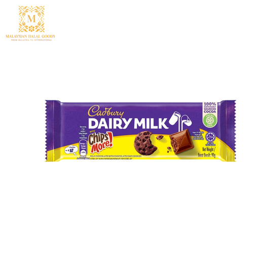 CADBURY Dairy Milk Chocolate with Chips More 90g