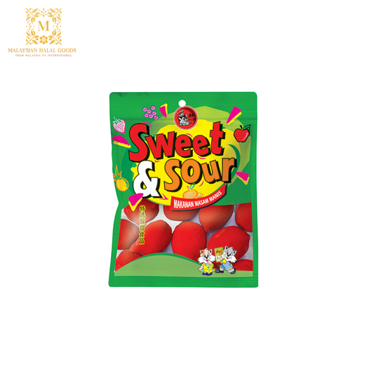 SWEET & SOUR Dried Fruit Red Peach 100g