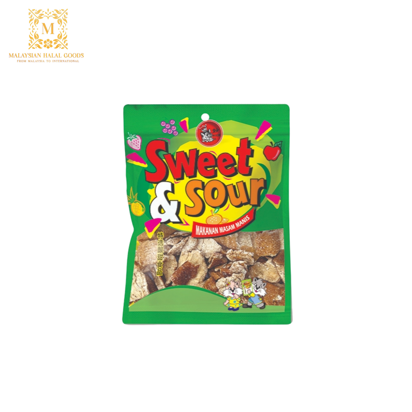 SWEET & SOUR Dried Fruit Orange Peel 55g