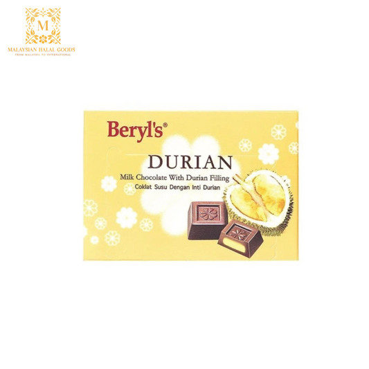 BERYL'S Snow Flower Durian With Milk Chocolate 60g