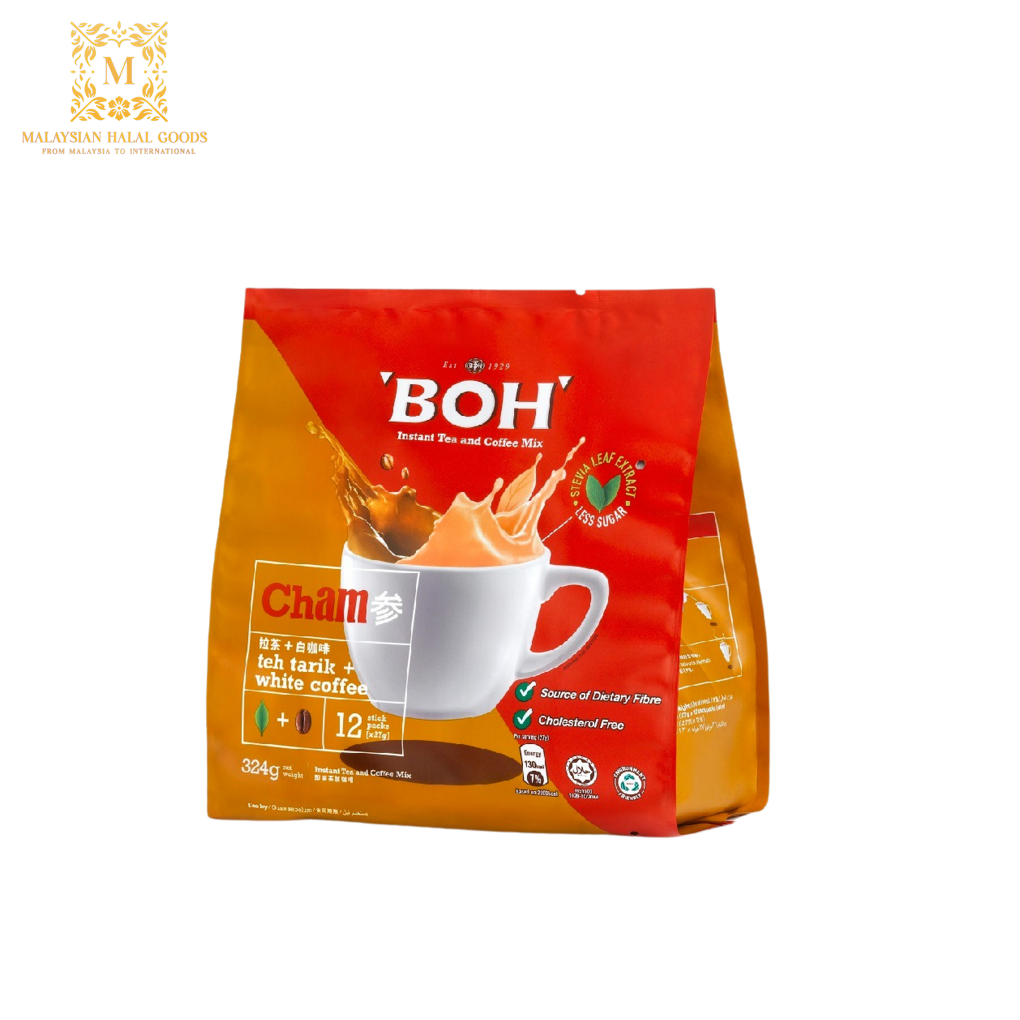 BOH Instant Tea & Coffee Mix - Cham 12s