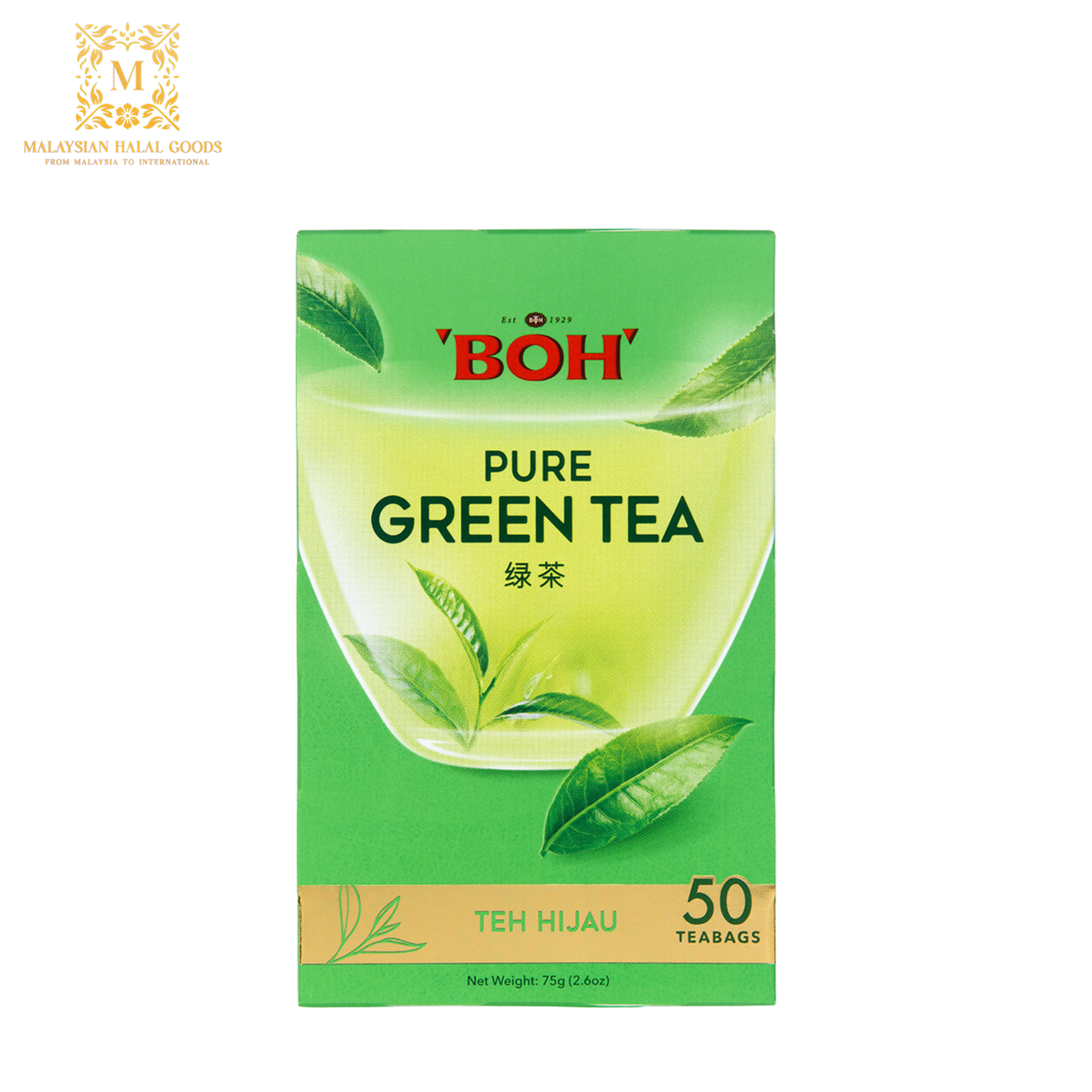 BOH Pure Green Tea 50s