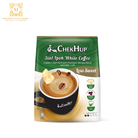 CHEK HUP 3 in 1 Ipoh White Coffee Less Sweet 420g (35g x 12's)