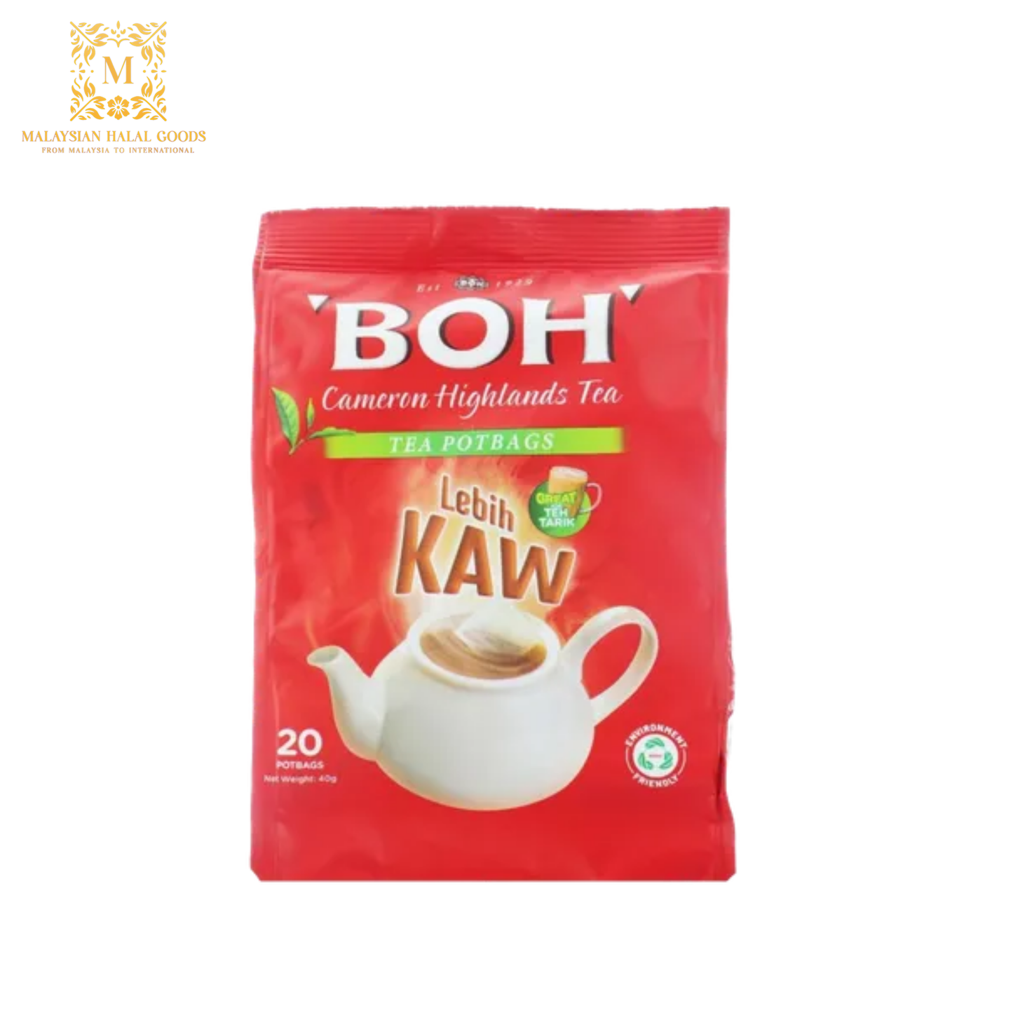 BOH Cameron Highlands Tea Potbags 20s