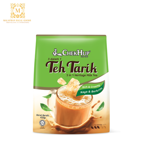 CHEK HUP 3 in 1 Teh Tarik Rich & Creamy 420g (40g x 12's)