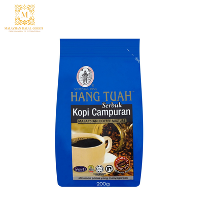 HANG TUAH Malaysian Coffee Mixture Blue Pack 200g - Robusta Beans