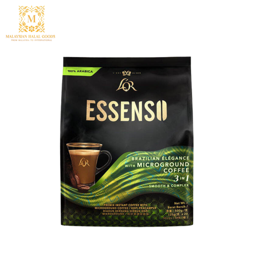 L'OR ESSENSO Brazilian Elegance with Microground Coffee 3in1 (25g x 20's)