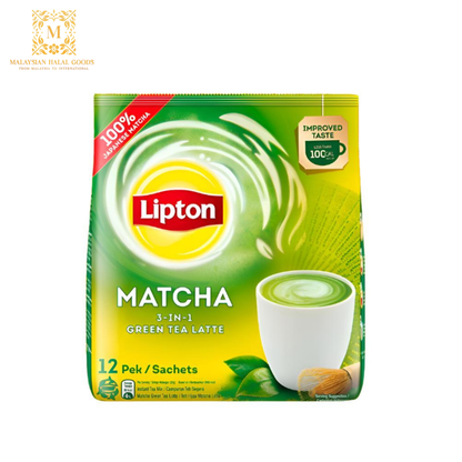 LIPTON 3in1 Matcha Milk Tea Latte 240g (12's x 20g)