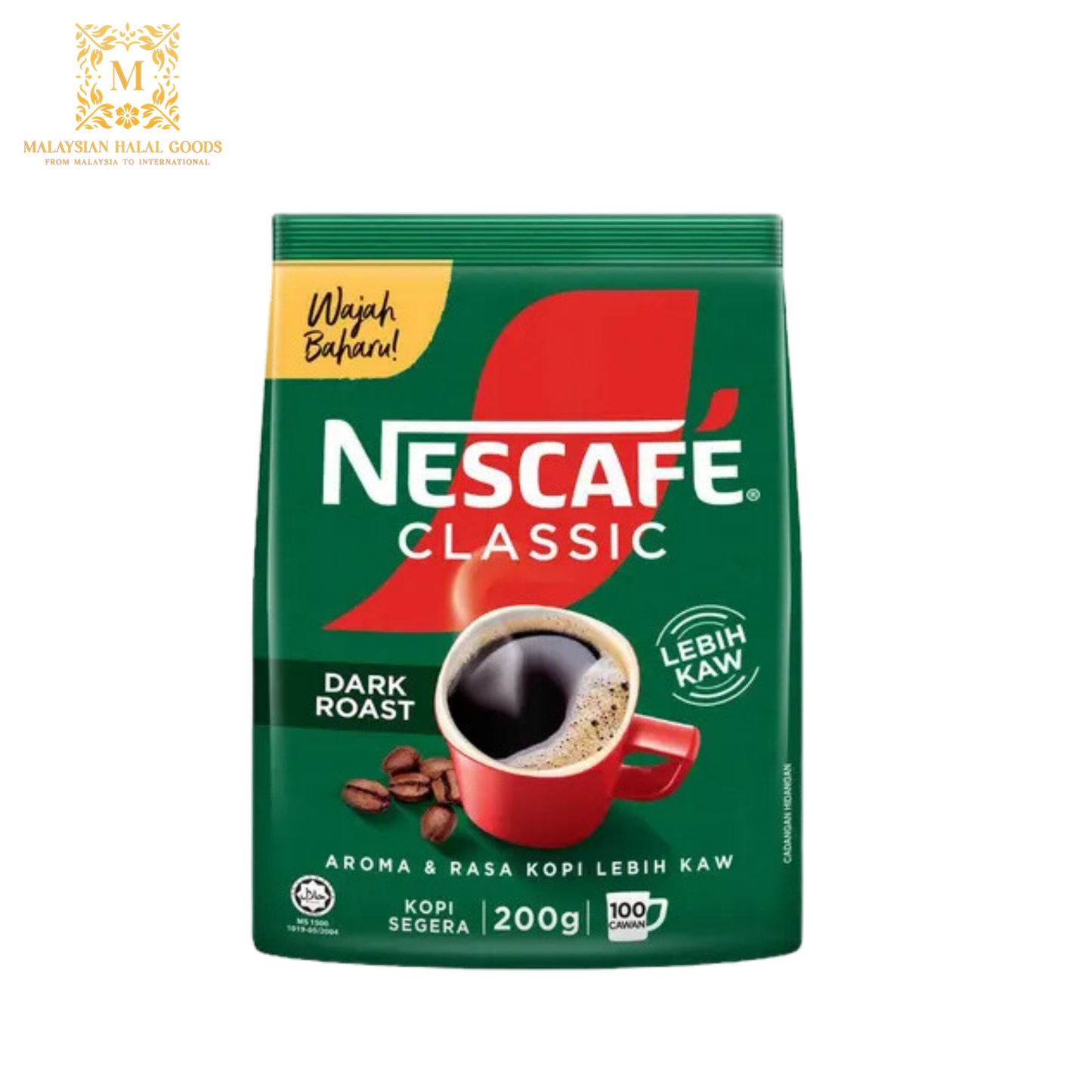 NESCAFE Classic Dark Roast Refill Pack 200g