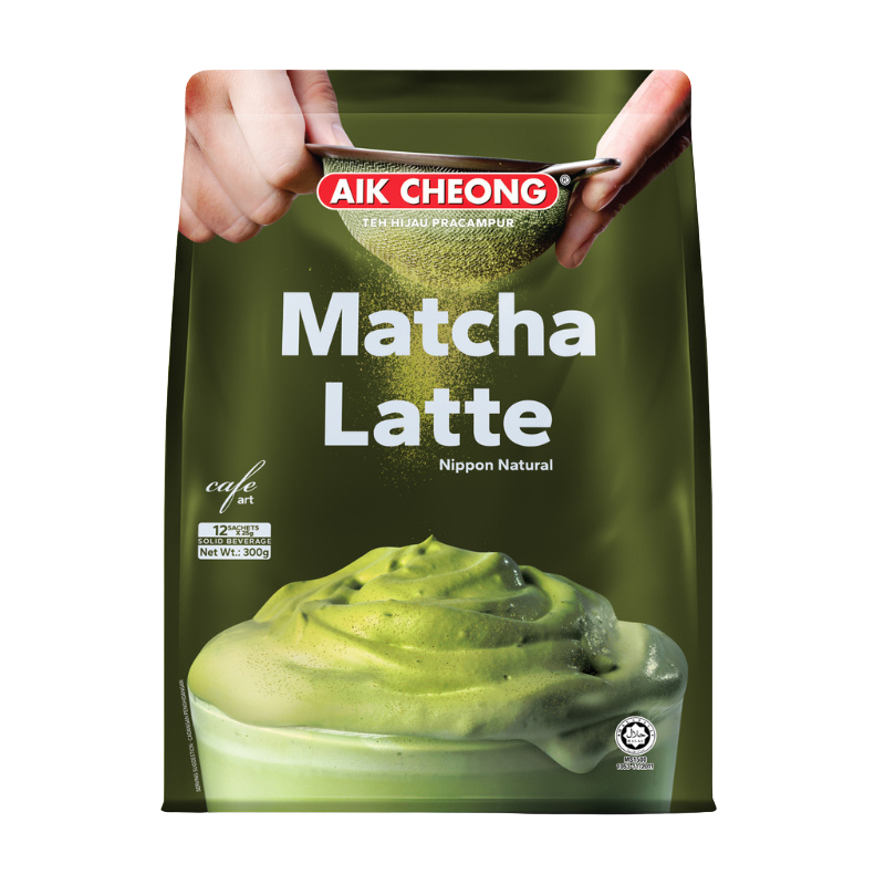 AIK CHEONG Cafe Art 3in1 Matcha Latte 300g (25g x 12's)