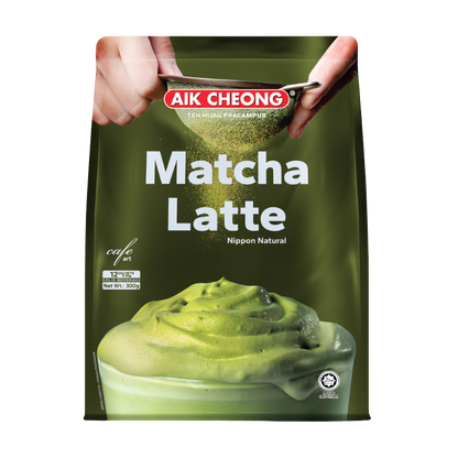 AIK CHEONG Cafe Art 3in1 Matcha Latte 300g (25g x 12's)