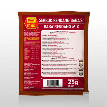 BABA'S Rendang Mix 25g