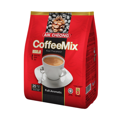 AIK CHEONG Coffee Mix 3in1 Regular 450g (18g x 25's)