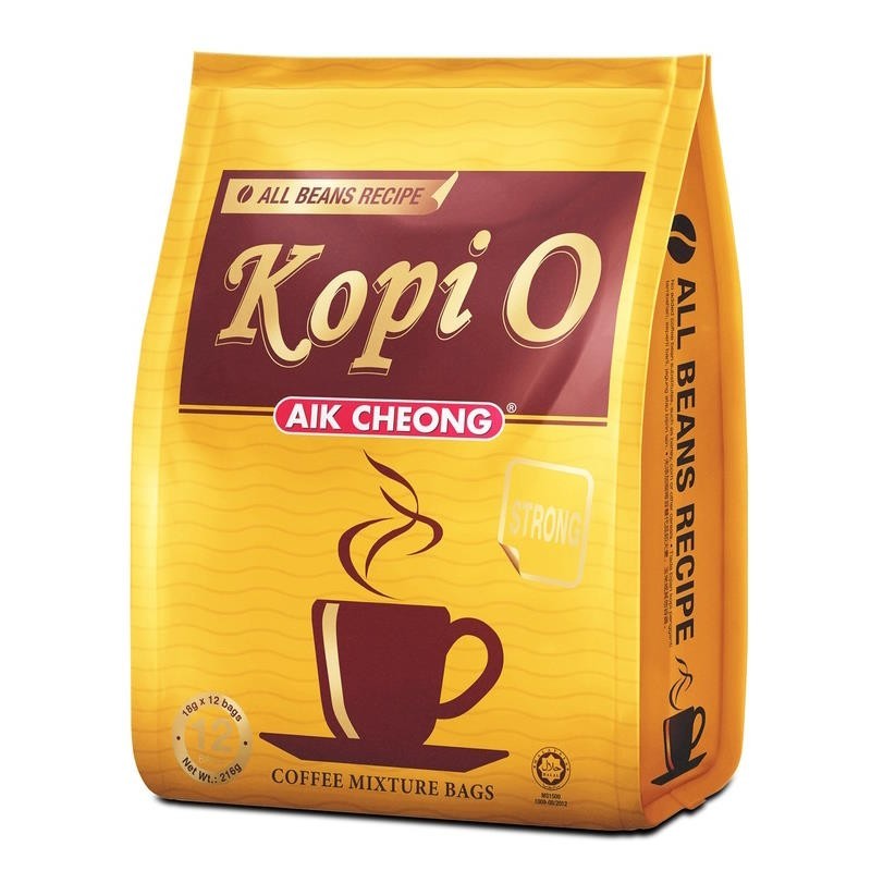 AIK CHEONG Kopi O Bag Strong 216g (18g x 12's)