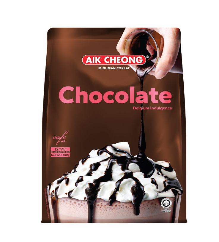 AIK CHEONG Cafe Art 3in1 Chocolate 480g (40g x 12's)