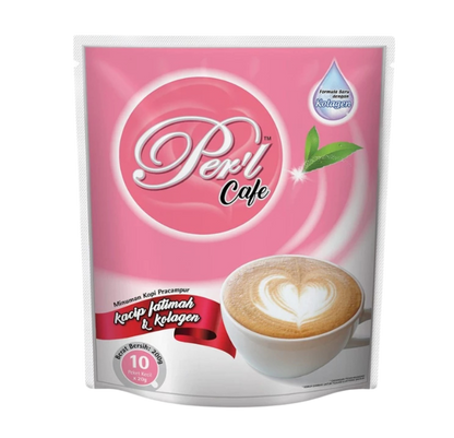 PER'L Kacip Fatimah & Collagen Cafe 200g (20g x 10 Sachets)