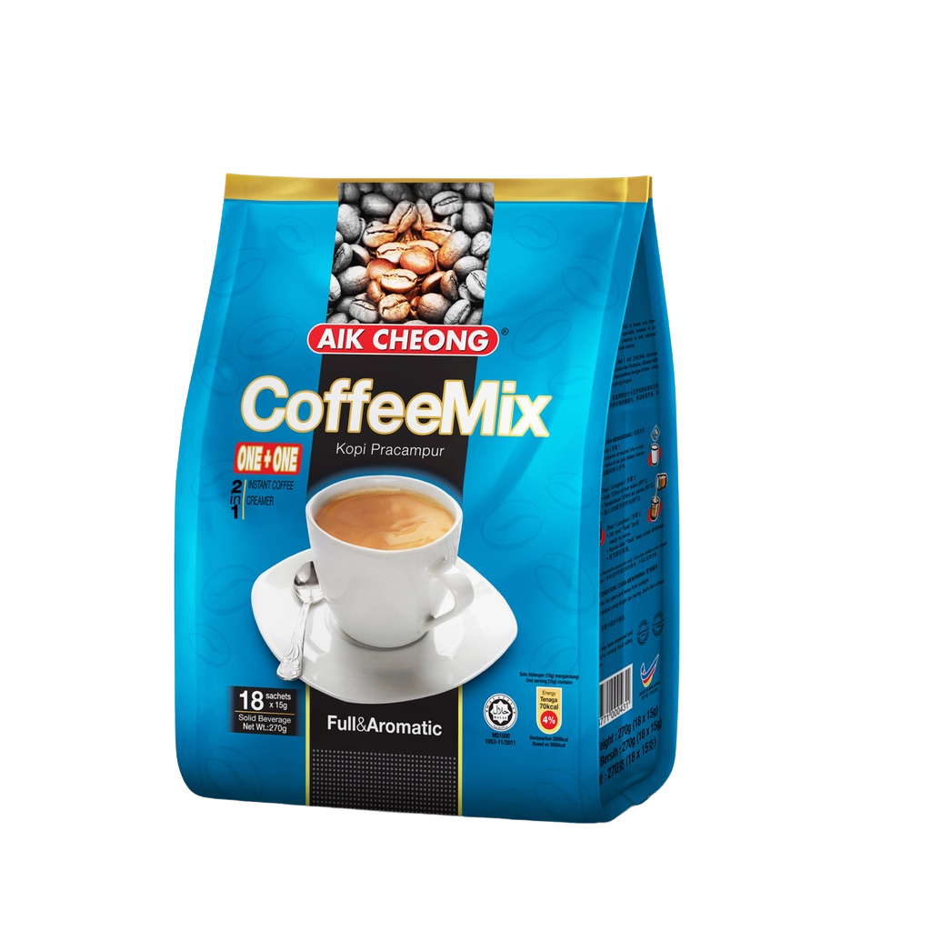 AIK CHEONG Coffee Mix 2in1 One + One 270g (15g x 18's)