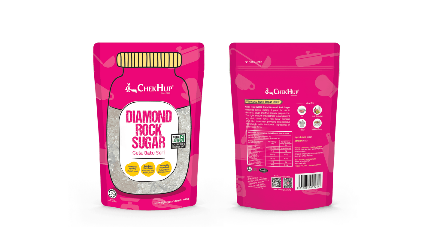 Chek Hup Diamond Rock Sugar (400g)