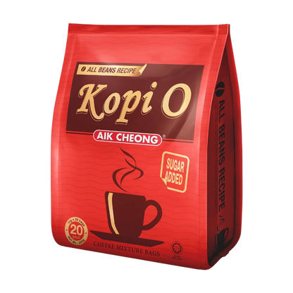 AIK CHEONG Kopi O Bag 2in1 Sugar Added 300g (15g x 20's)