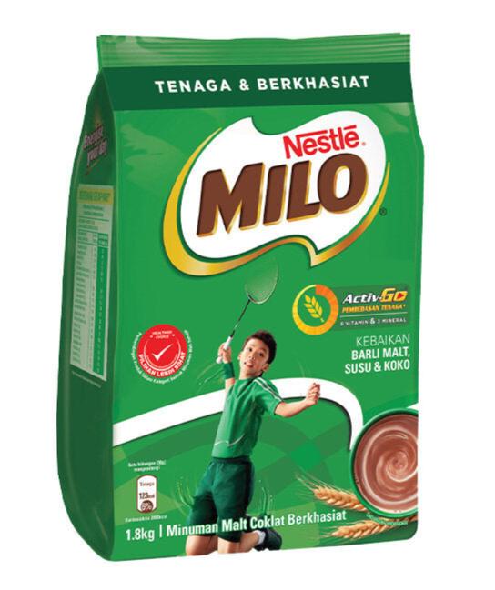 NESTLÉ MILO® CHOCOLATE MALT POWDER Soft Pack 1.8kg