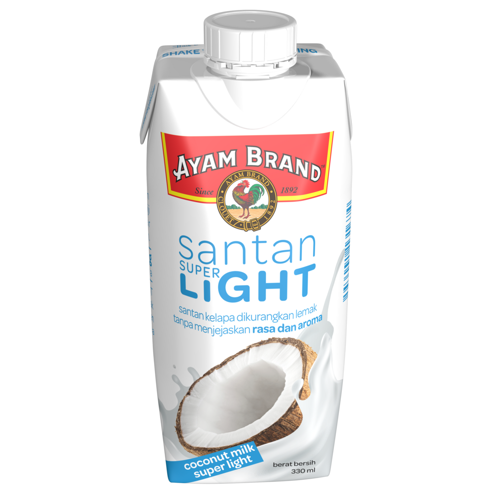 Ayam Brand Coconut Milk Superlight 330ml